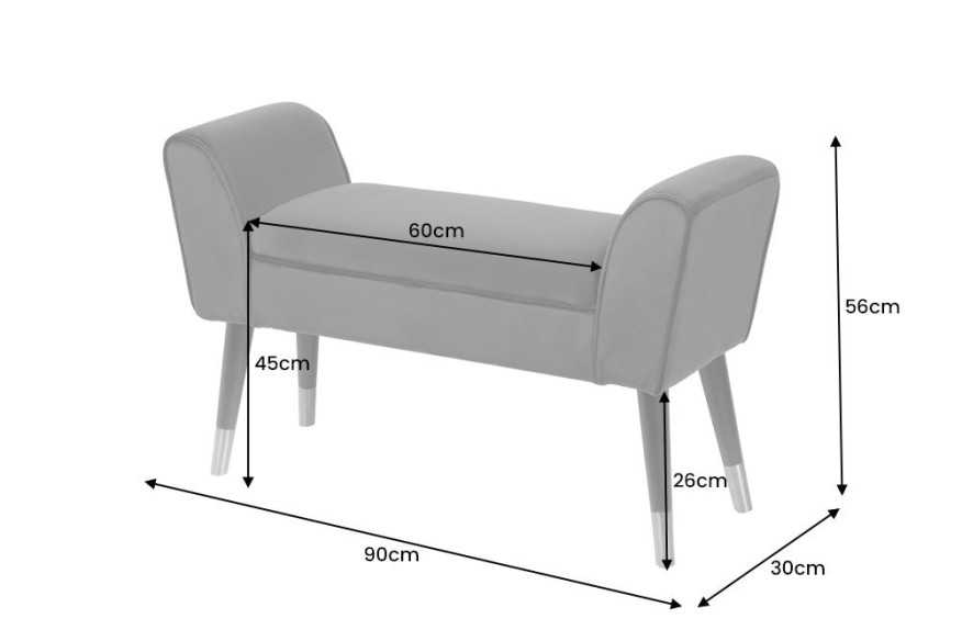 LYRA - 90CM BÄNK
