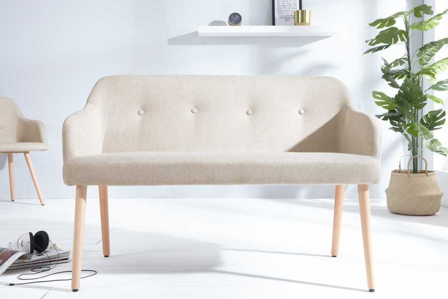 POLARIS - 116CM BÄNK MED ARMSTÖD
