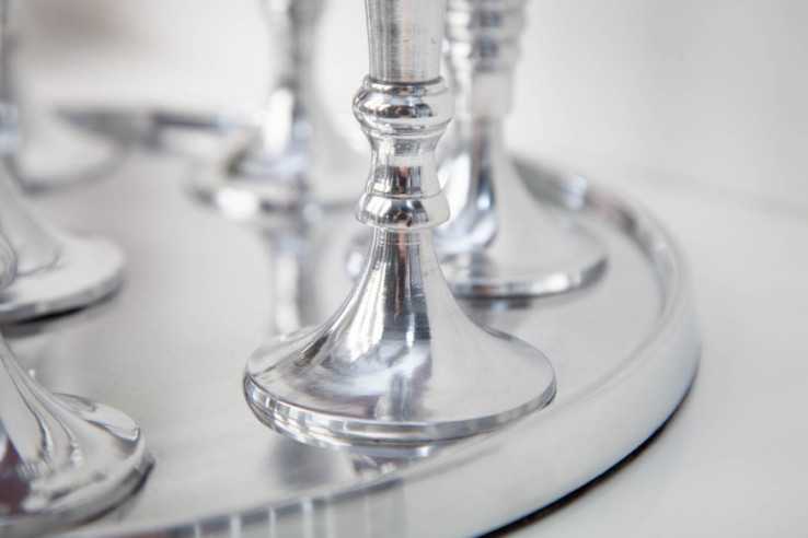  9 LJUS I SILVERALUMINIUM