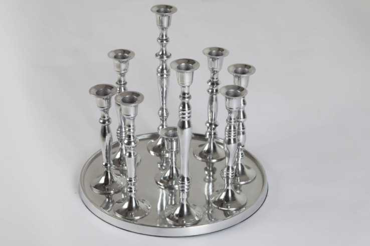  9 LJUS I SILVERALUMINIUM