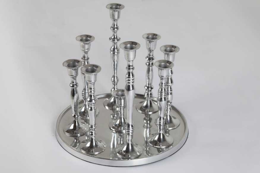 9 LJUS I SILVERALUMINIUM