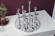 9 LJUS I SILVERALUMINIUM