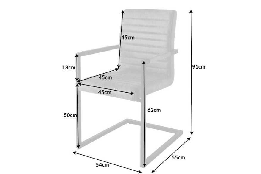 POLARIS - 54CM KARMSTOL