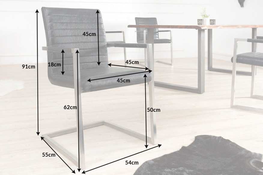 LYRA - 54CM CANTILEVERSTOL