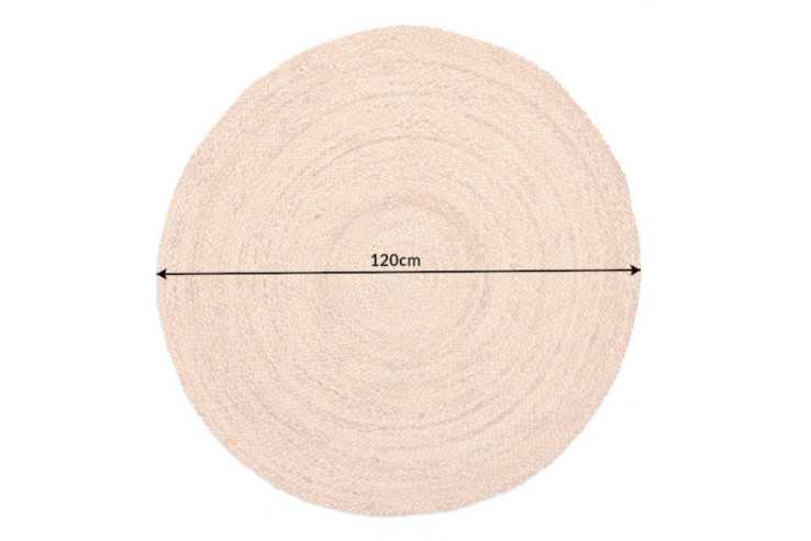 NOVA - Ø120CM RUND JUTEMATTA