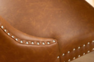  KONSTLÄDER KOGNAC CHESTERFIELD