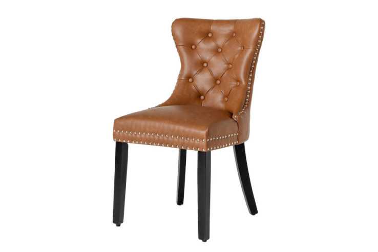  KONSTLÄDER KOGNAC CHESTERFIELD