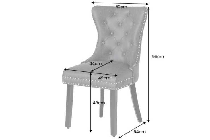 REGULUS - 52CM SAMMETSFÅTÖLJ