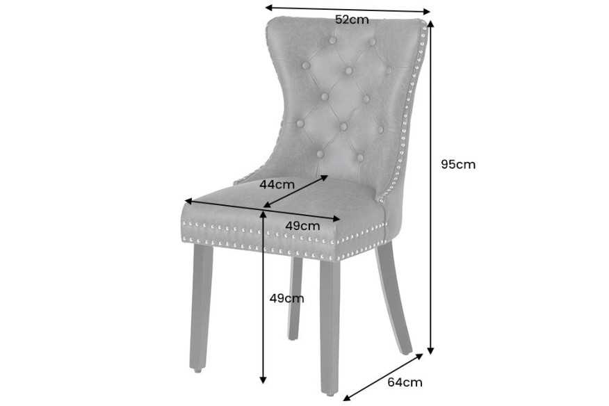 REGULUS - 52CM SAMMETSFÅTÖLJ