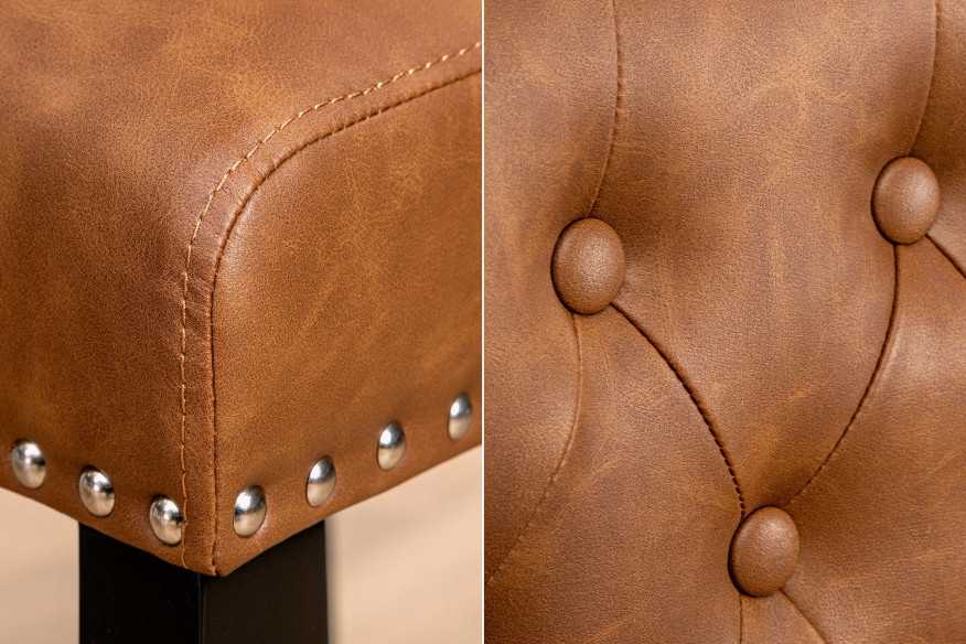  KONSTLÄDER KOGNAC & CHESTERFIELD