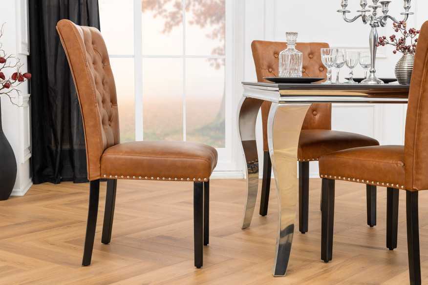  KONSTLÄDER KOGNAC & CHESTERFIELD