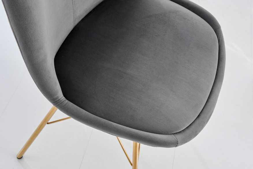  MÖRKT GRÅ MED GULDFÄRGADE BEN