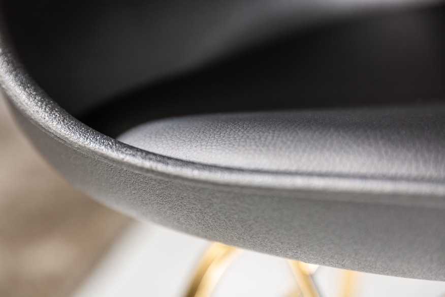  SVART KONSTLÄDER & GULDBEN