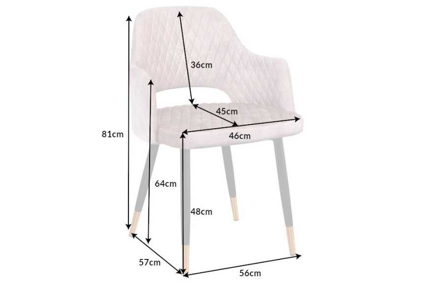 LYRA - 54CM MATSTOL