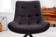  RETRO MIKROFIBER MÖRKGRÅ