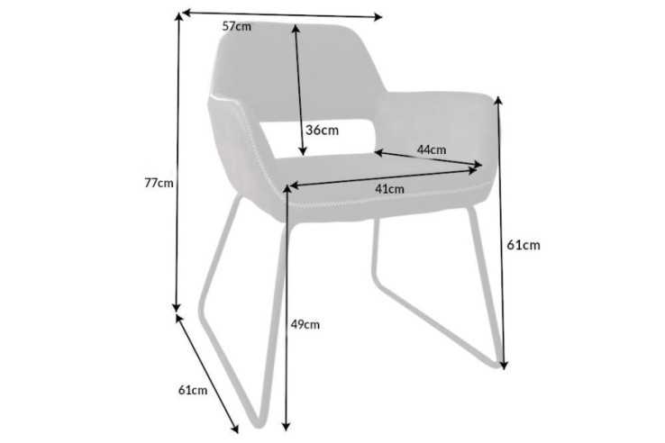 LYRA - 57CM KÖKSSTOL