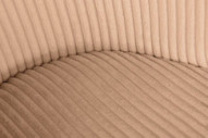 ROSA CORD & SVART METALLSTATIV