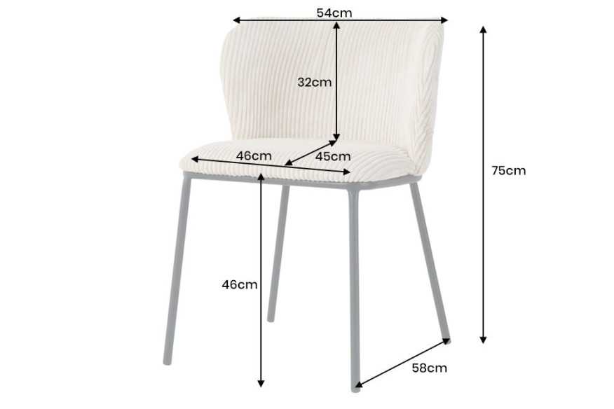 LYRA - 54CM MATSTOL