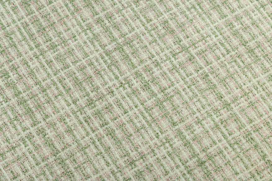  RUTIG GRÖN/ROSA BOUCLÉ