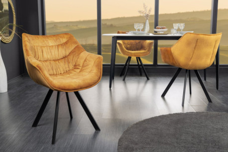 AURORA - 63CM SAMMETSFÅTÖLJ