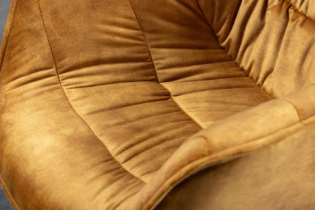 AURORA - 63CM SAMMETSFÅTÖLJ 2