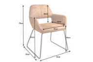 CASTOR - 57CM MATSTOL