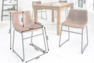 LYRA - 45CM MATSTOL
