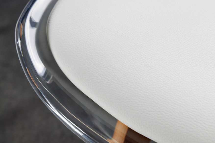  TRANSPARENT VIT KONSTLÄDER