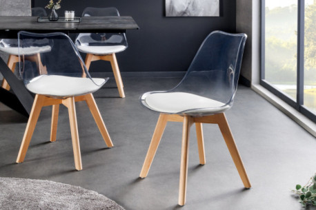 TRANSPARENT VIT KONSTLÄDER 2