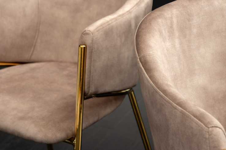 LYRA - 54CM SAMMETSFÅTÖLJ