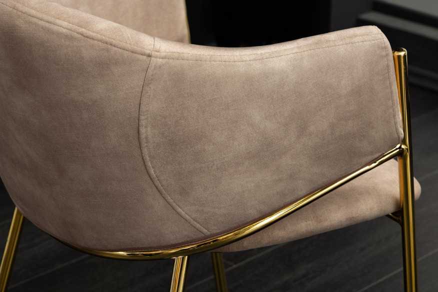 LYRA - 54CM SAMMETSFÅTÖLJ