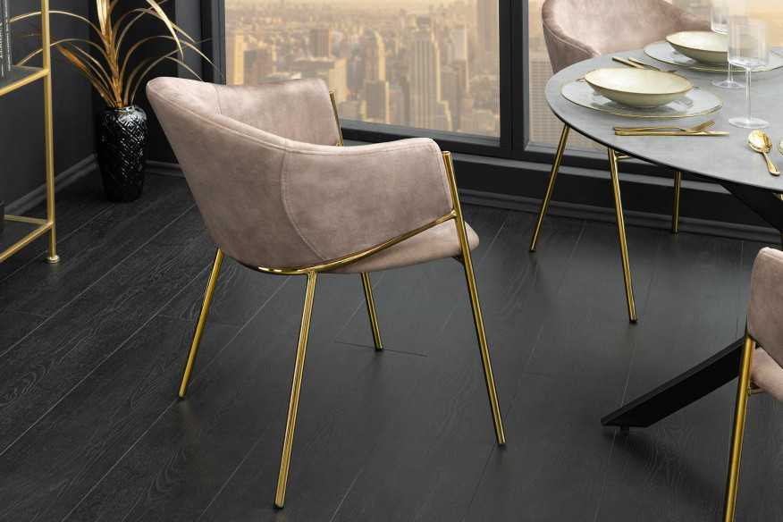  CHAMPAGNEBEIGE MED GULDBEN