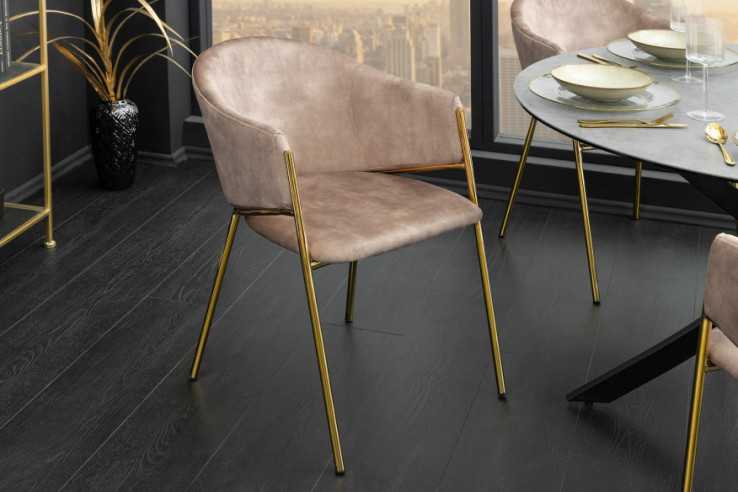 LYRA - 54CM SAMMETSFÅTÖLJ