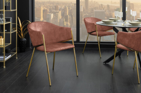 AURORA - 54CM SAMMETSFÅTÖLJ 2