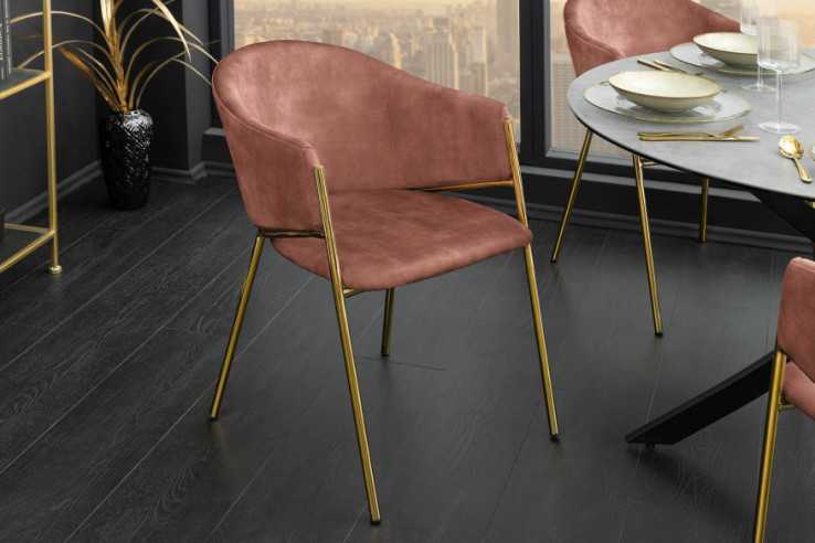 AURORA - 54CM SAMMETSFÅTÖLJ