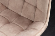 SAMMET CHAMPAGNE GREIGE & SVARTA METALLBEN