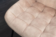 SAMMET CHAMPAGNE GREIGE & SVARTA METALLBEN