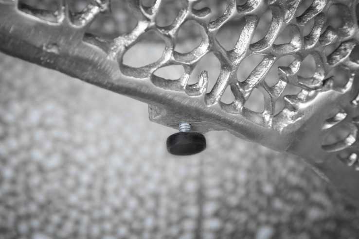  HANDGJORDT METALL I SILVER