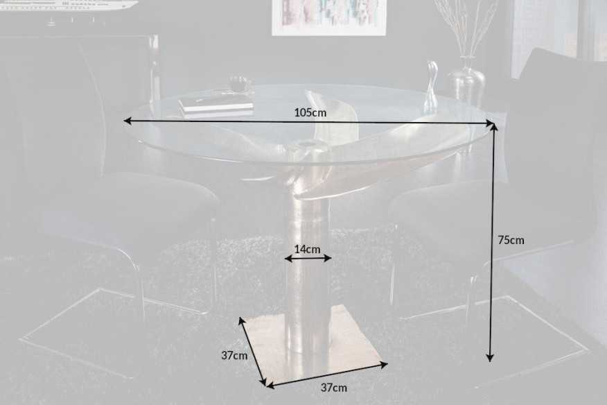 POLARIS - Ø105CM GLASSKIVA