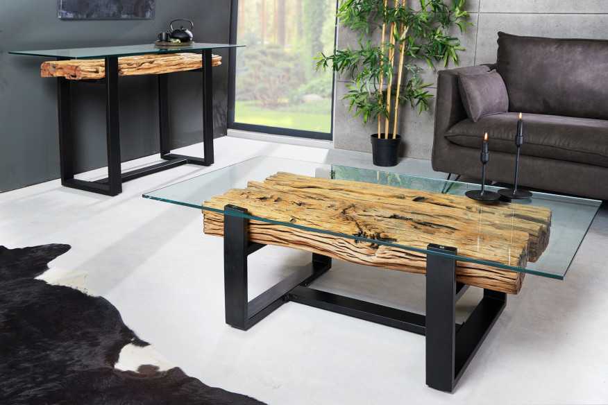  ÅTERVUNNEN TEAK & GLAS