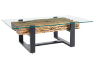  ÅTERVUNNEN TEAK & GLAS