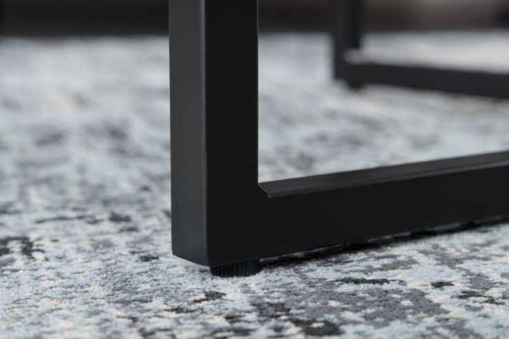  MARMORLOOK VITT GLAS & SVARTA BEN