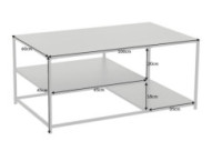  SVART PULVERLACKAT STÅL MED BRICKOR