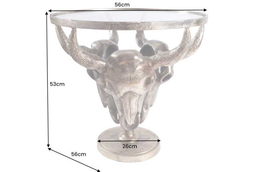  BRONSFÄRGAD METALL OCH GLAS