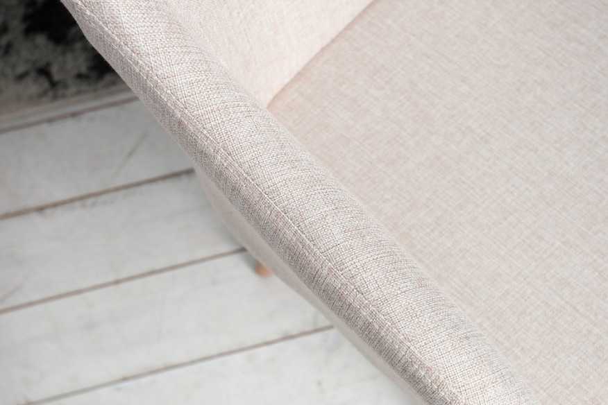 NORDIC XL - BEIGE STOL I POLYESTER/TRÄ