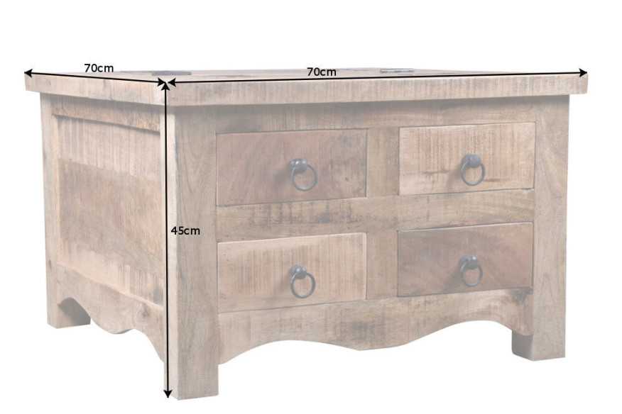  MANGOTRÄ MED LÅDOR