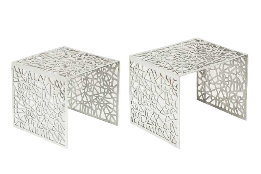  2-DELAT I SILVERFÄRGAD ALUMINIUM