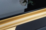  SVART OPALGLAS & GULD