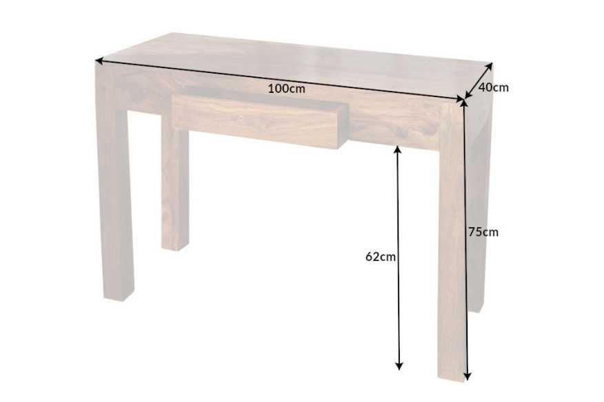 MAKASSAR NOVA - 100CM SKRIVBORD