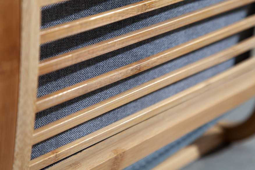  BAMBU NATUR MED AVTAGBAR GRÅ PÅSE
